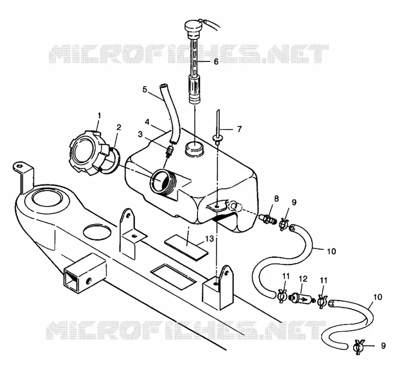 RESERVOIR D'HUILE Trail Boss W98AA25C (4945314531A012)