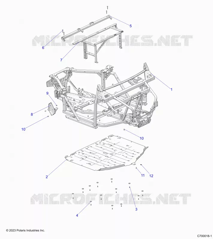 CHASSIS, MAIN FRAME AND SKID PLATES