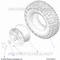 ROUES, FRONT/REAR