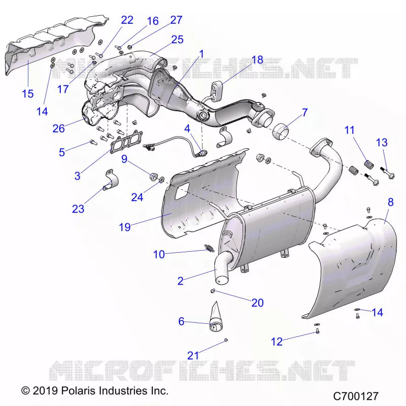 ENGINE, ECHAPPEMENT