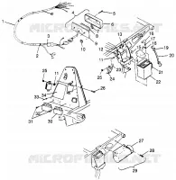 ELECTRICITE/FEU ARRIERE SPORT 400L W97BA38C AND TRAIL BLAZER W97BA25C (4940124012C004)
