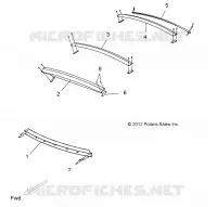 TOIT SUPPORTS, 4 PASSENGER