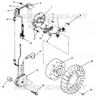 STATOR ASSEMBLY SPORT 0940443 and SPORT SKS 0940243 (4925052505038A)