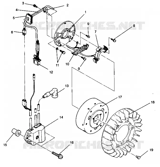 STATOR ASSEMBLY SPORT 0940443 and SPORT SKS 0940243 (4925052505038A)