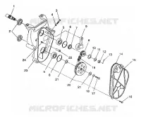 CARTER DE CHAINEE ASSEMBLY 500 EFI/0930674 AND  500 EFI SKS/0930574 (4922962296017A)