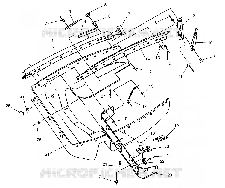 CARROSSERIE AVANT XLT Special (Xtra) 0946767 (4927112711003A)