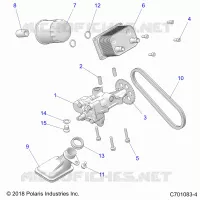 POMPE A HUILE AND OIL COOLER