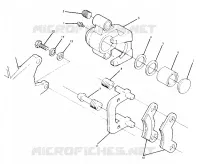 FRONT FREIN CALIPER ASSEMBLY 1988 4 X 4 UPDATE
