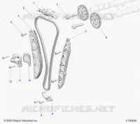 CHAINE DE DISTRIBUTION AND SPROCKET