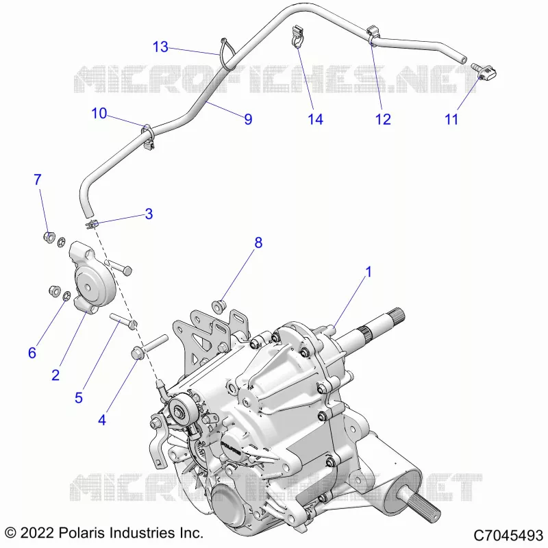 SYSTÃˆME DE TRANSMISSION, MAIN GEARCASE MOUNTING