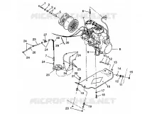 SUPPORT MOTEUR 500 INDY 0982764(A)(B) and EUROPEAN 500 INDY E982764A (4942104210C002)