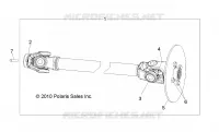 DRIVE TRAIN, FRONT ARBRE DE TRANSMISSION