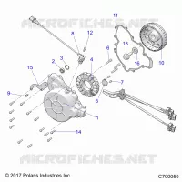 ENGINE, STATOR AND FLYROUE