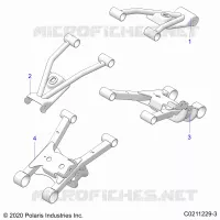 SUSPENSION ARRIERE CONTROL ARMS