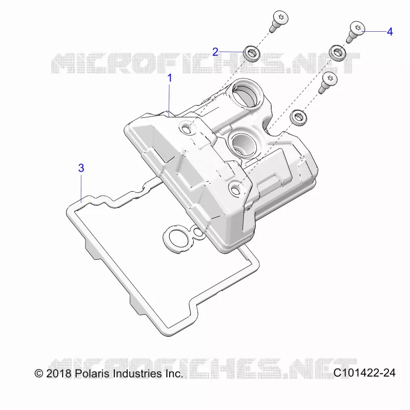 ENGINE, COUVERCLE SOUPAPE