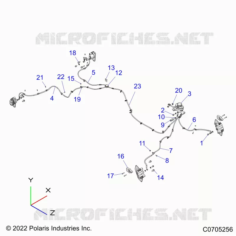 BRAKES, BRAKE LINES AND MAITRE CYLINDRE