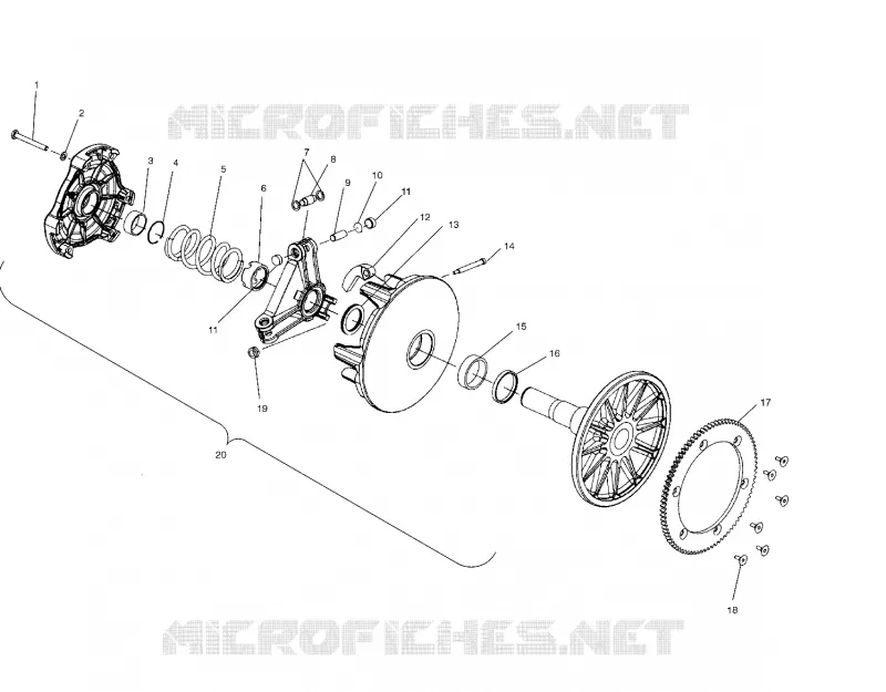 EMBRAYAGE DE TRANSMISSION