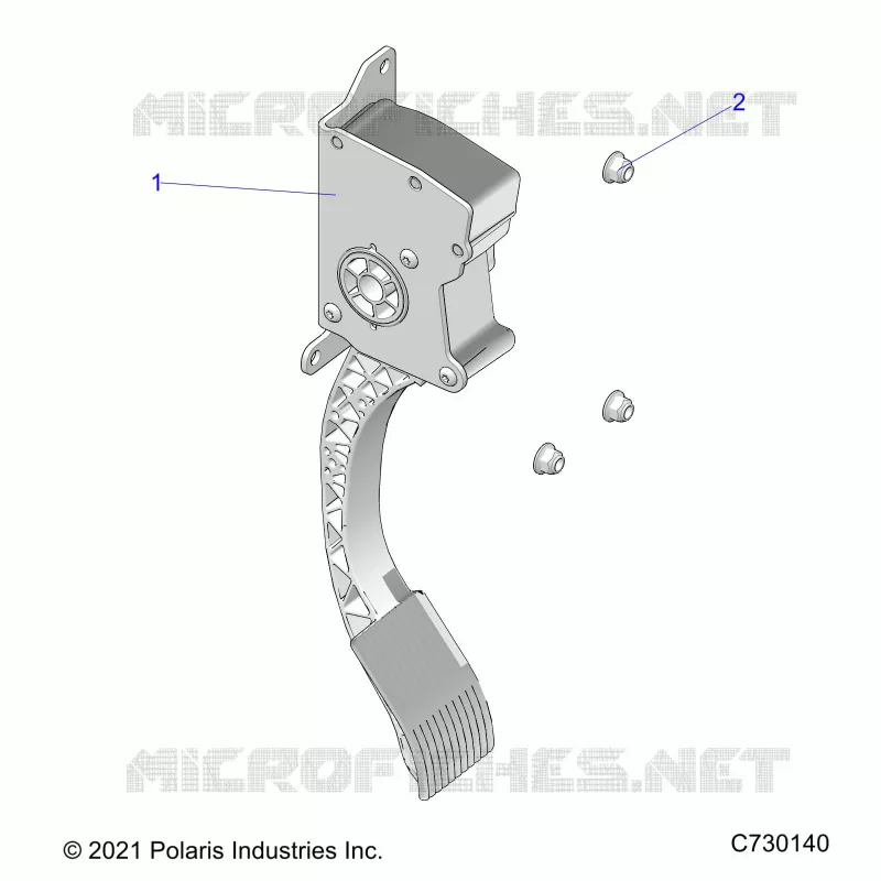 ENGINE, PEDALE D'ACCELERATEUR