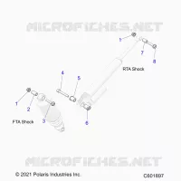 SUSPENSION, SUPPORT AMORTISSEUR , REAR SUSP.