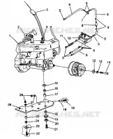 SUPPORT MOTEUR LITE 0943433 and  LITE DELUXE 0943431 (4924992499025A)