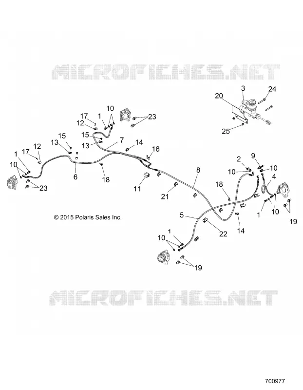 BRAKES, LINES AND MAITRE CYLINDRE