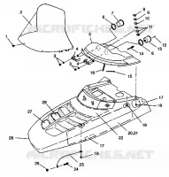 CAPOT 500 EFI 0942774 and EFI SKS 0942574 (4924982498005A)