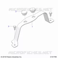 ENGINE, PRISE D'AIR SYSTEM BRACKET