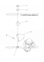 MOTEUR, CARBURATEUR BRACKET
