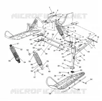 SUSPENSION AVANT AND SKI XLT/0930767,XLT SP/0930667    XLT SKS/0930567 (4923012301011A)