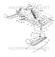 SUSPENSION AVANT AND SKI 500 EFI/0930674 AND  500 EFI SKS/0930574 (4922962296011A)