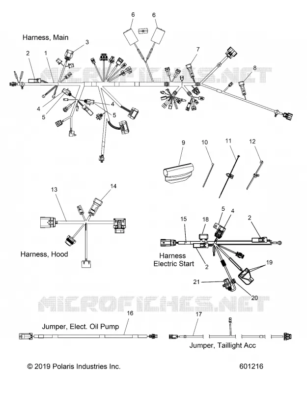 ELECTRICITE, WIRE HARNESS