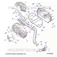 SYSTÃˆME DE TRANSMISSION, CLUTCH COVER AND DUCTING