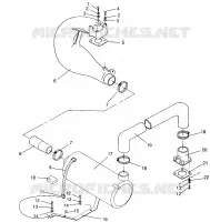 ECHAPPEMENT SLX 780 B954287 (4933953395B005)