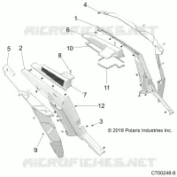 CARROSSERIE ARRIERE FENDERS AND BEZELS- Z22N4M99AR (C700248-8)