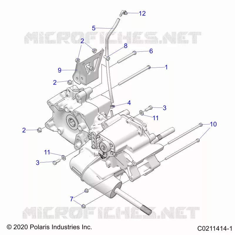 SYSTÃˆME DE TRANSMISSION, MAIN GEARCASE MOUNTING