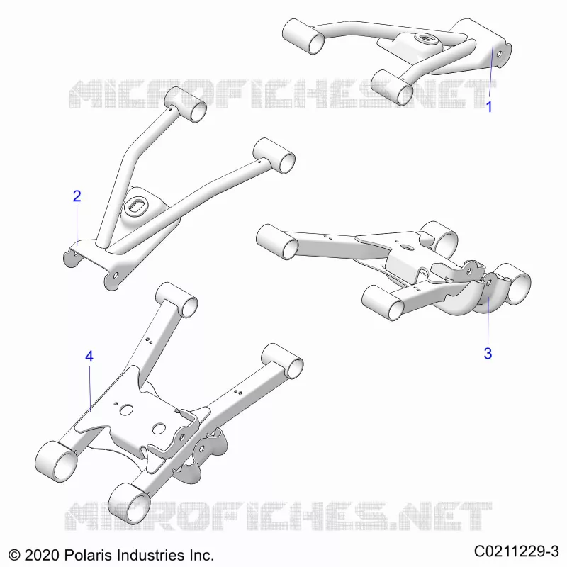 SUSPENSION ARRIERE CONTROL ARMS