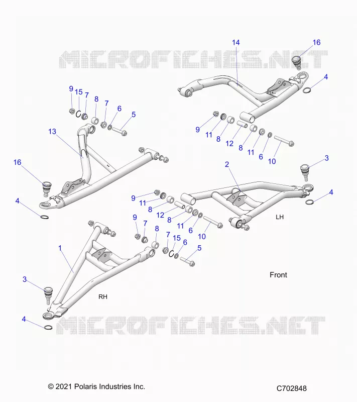SUSPENSION AVANT CONTROL ARMS