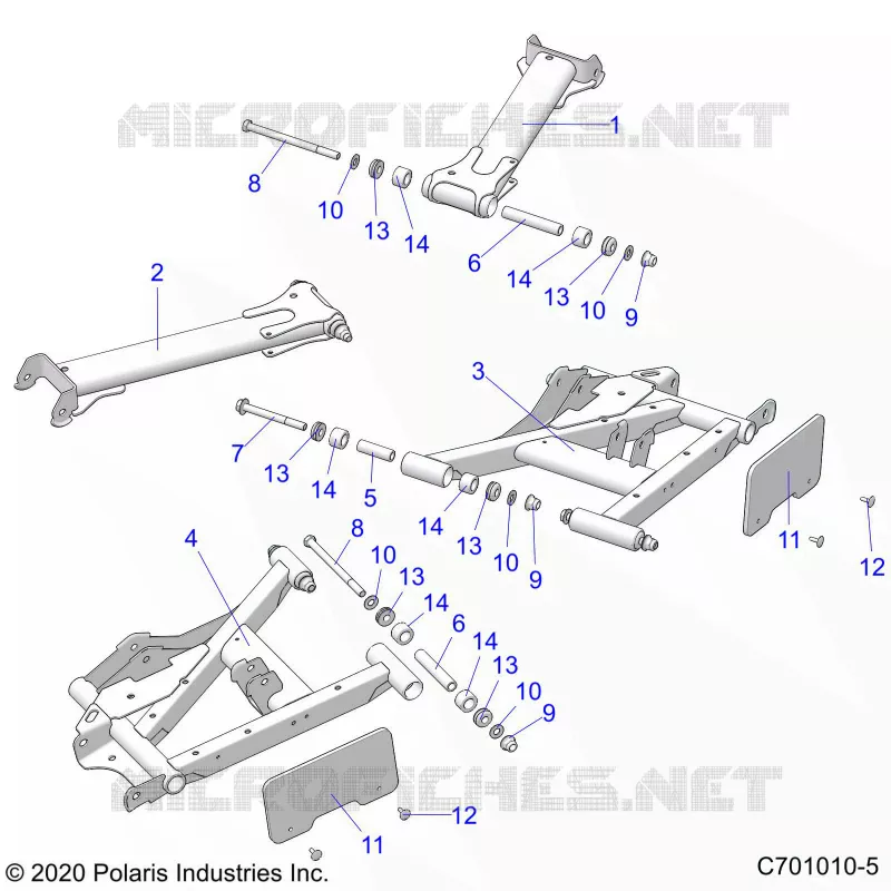 SUSPENSION ARRIERE CONTROL ARMS