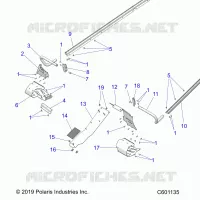 CHASSIS, PROTECTION D'EMBRAYAGE, FOOTRESTS, TUNNEL GRIPS