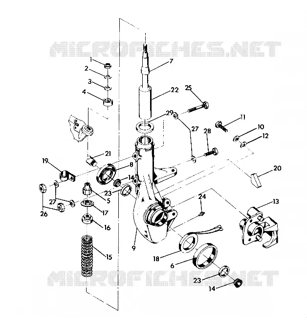 JAMBE DE FORCE AVANT  6X6  UPDATE 2-91 (4919811981010A)