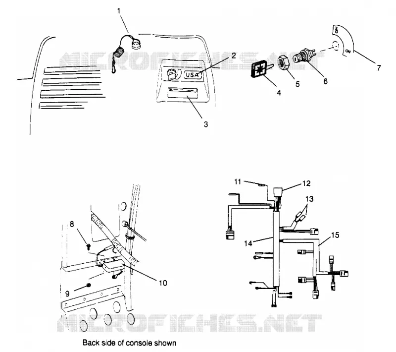 ALLUMAGE ET FAISCEAU ELECTRIQUE 500 EFI 0963774 and EUROPEAN 500 EFI E963774 (4936183618A014)