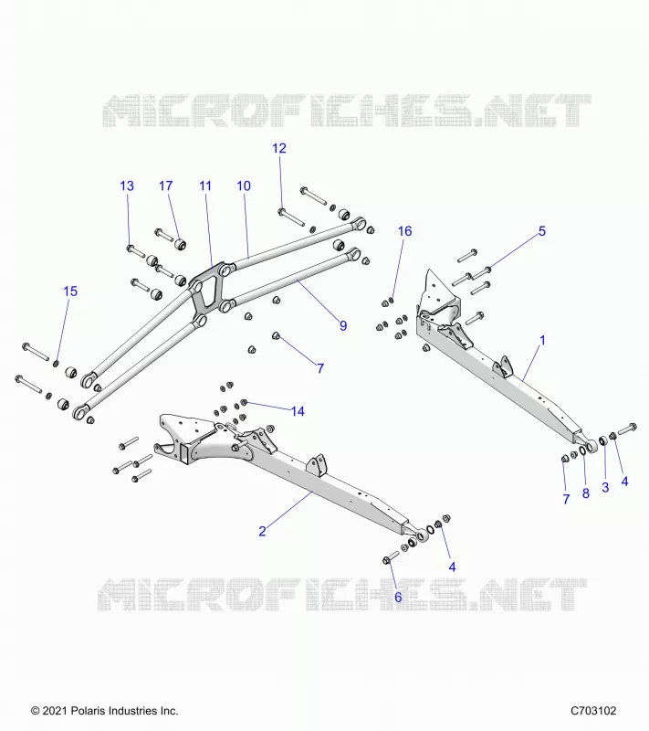 SUSPENSION ARRIERE CONTROL ARMS
