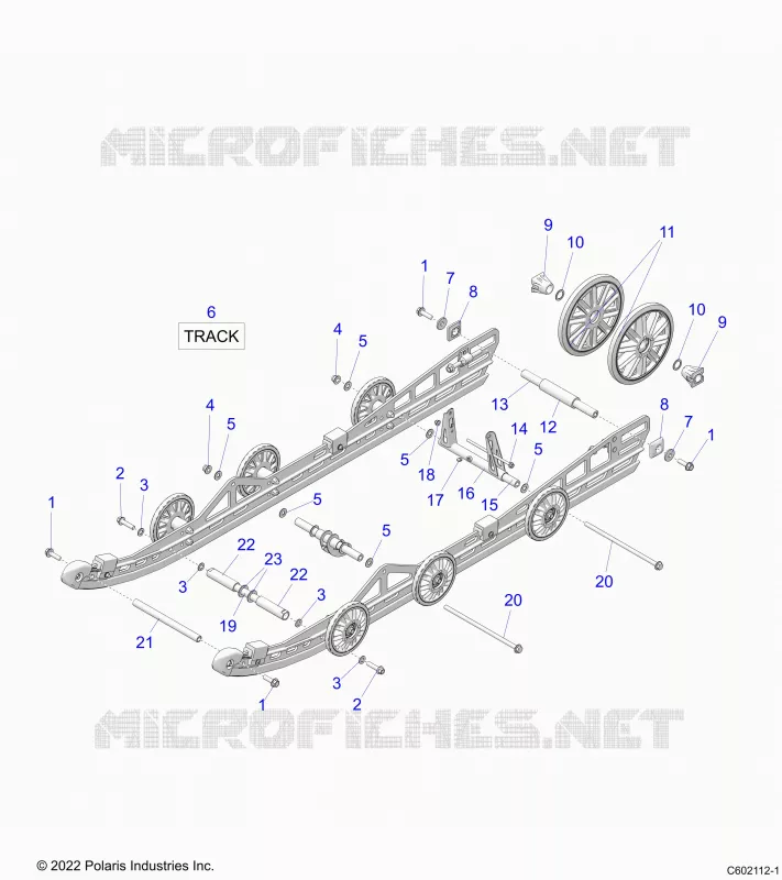 SUSPENSION ARRIERE AND TRACK