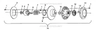 EMBRAYAGE DE TRANSMISSION WIDETRAK LX 0942064 (49250425040024)