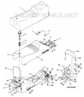 SIEGE ET RESERVOIR 500 EFI SKS 0962574, 500 EFI RMK 0962974, and EU (4931983198A007)