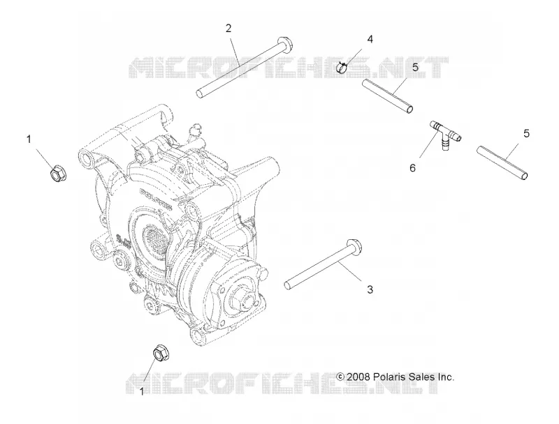 DRIVE TRAIN, SUPPORT PONT, REAR