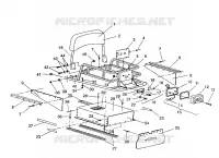 PORTE BAGAGES ET DOSSERET ASSEMBLY WIDETRAK / 0932064 (4922982298010A)