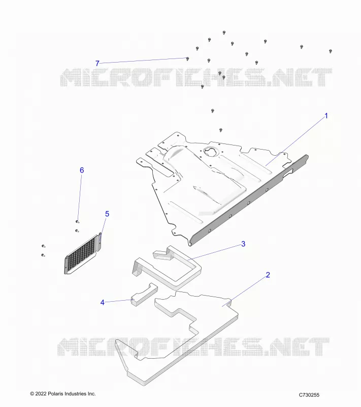 REFROIDISSEMENT PT, CLOSEOFF PANEL AND FOAM