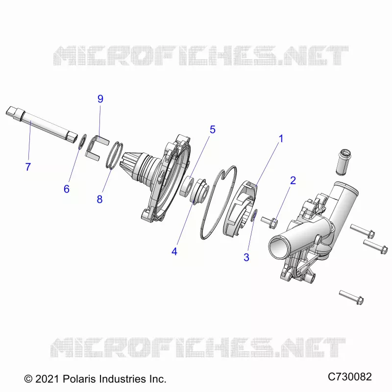 MOTEUR, WATERPUMP ASSEMBLY