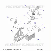 ELECTRICITE, BATTERY, MANUAL START POWER UP COMPONENTS